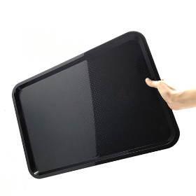 سینی مستطیلی یکبار مصرف - مشکی