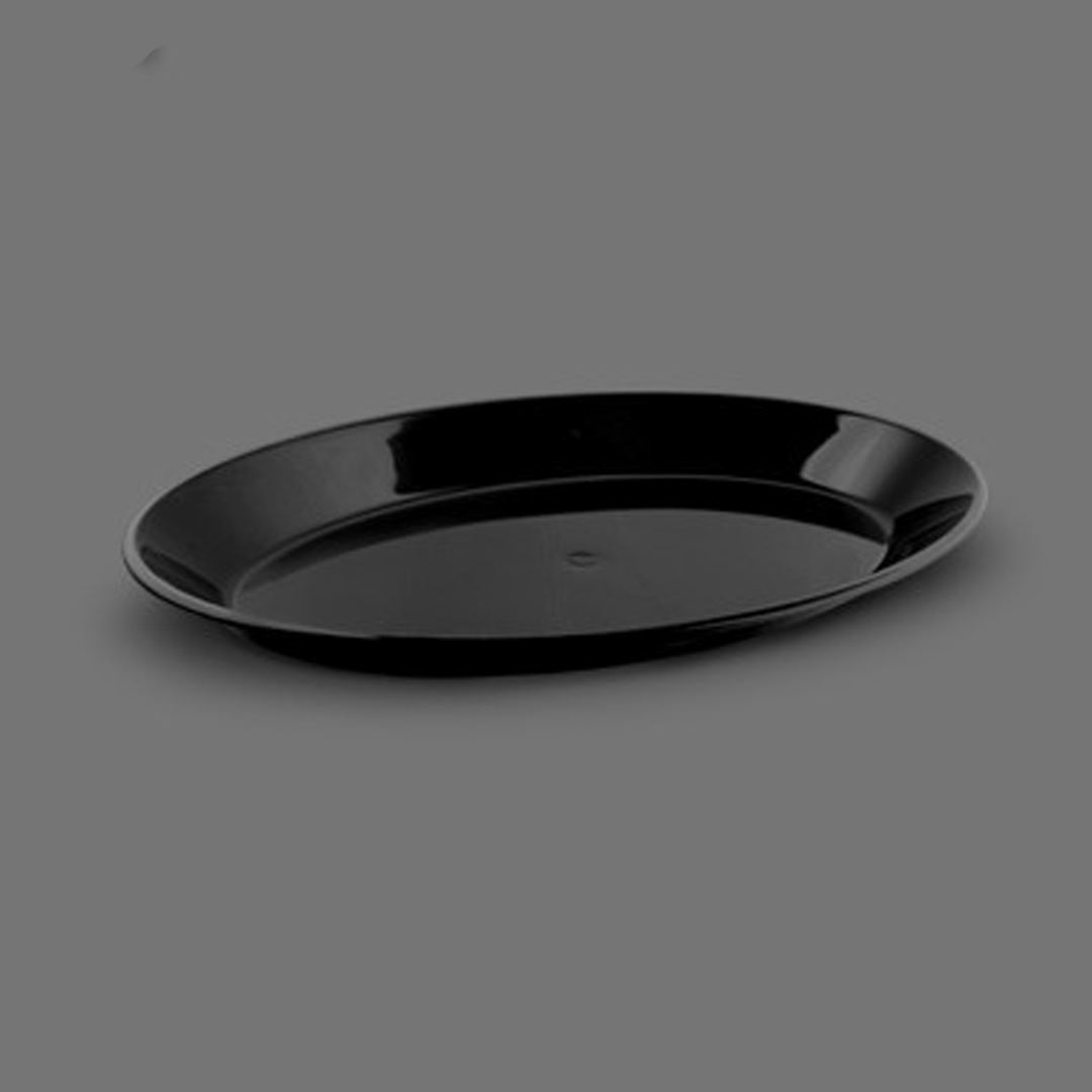 دیس پذیرایی یکبار مصرف - مشکی - بسته 4 عددی