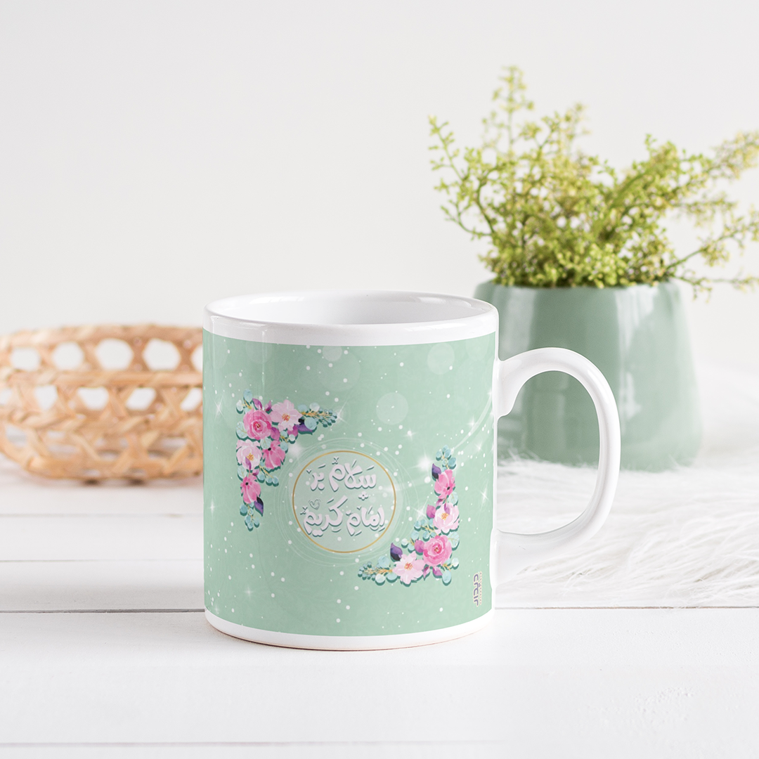 لیوان ماگ طرح سلام بر امام کریم- هدیه ماه رمضان