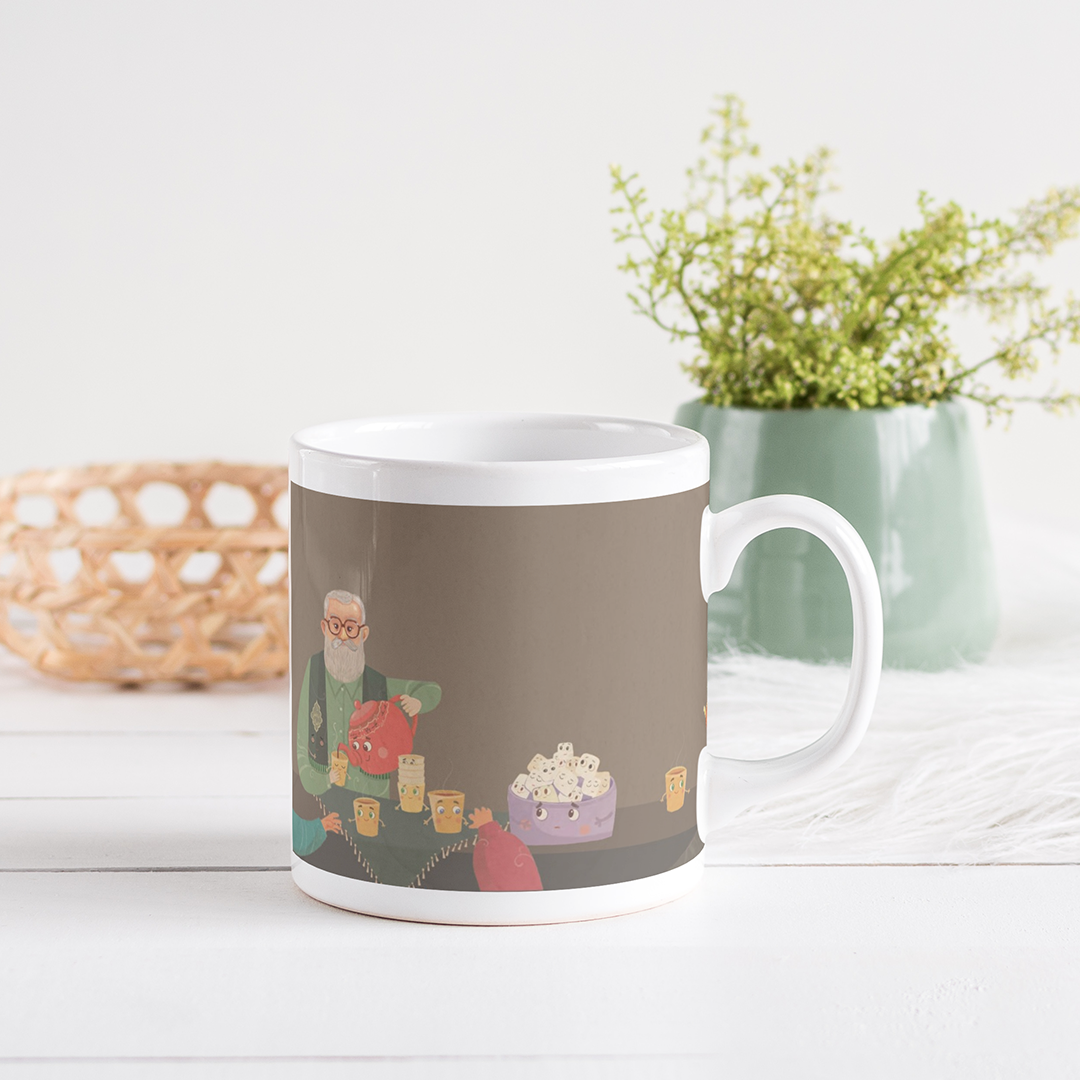 لیوان ماگ طرح چایخانه