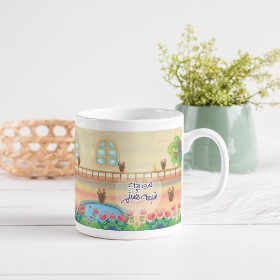 لیوان ماگ طرح من بچه شیعه هستم - شله زرد پزان