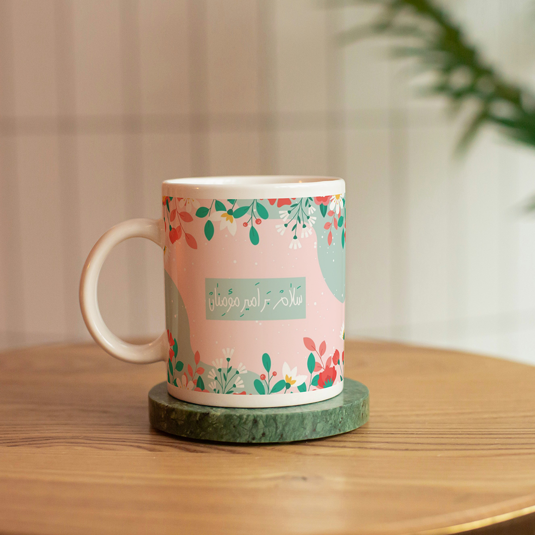 لیوان ماگ طرح سلام بر امیر مومنان