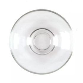 نعلبکی شیشه ای ساده - بسته 6 عددی