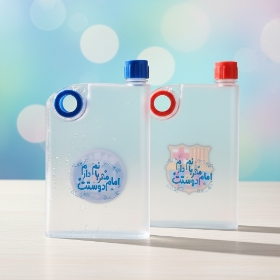 تصویر  قمقمه کتابی بزرگ طرح امام مهربانم دوستت دارم