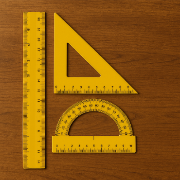 تصویر برای دسته  خط کش ، گونیا و نقاله