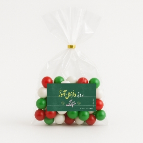 برچسب مستطیل طرح روز دانش آموز مبارک