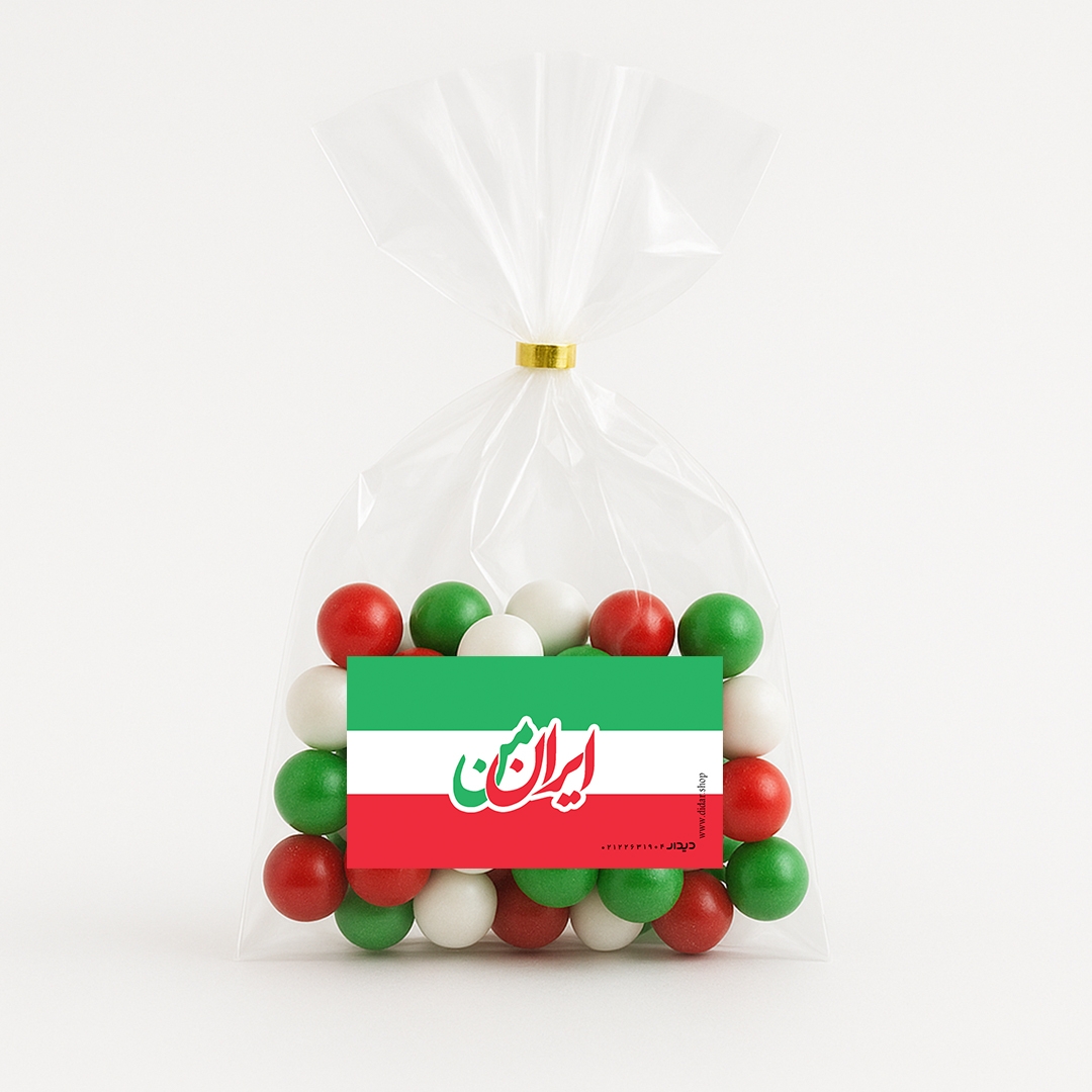 برچسب مستطیل طرح ایران من