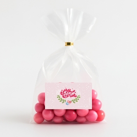 برچسب مستطیل طرح سلام بر مادر خوبی ها