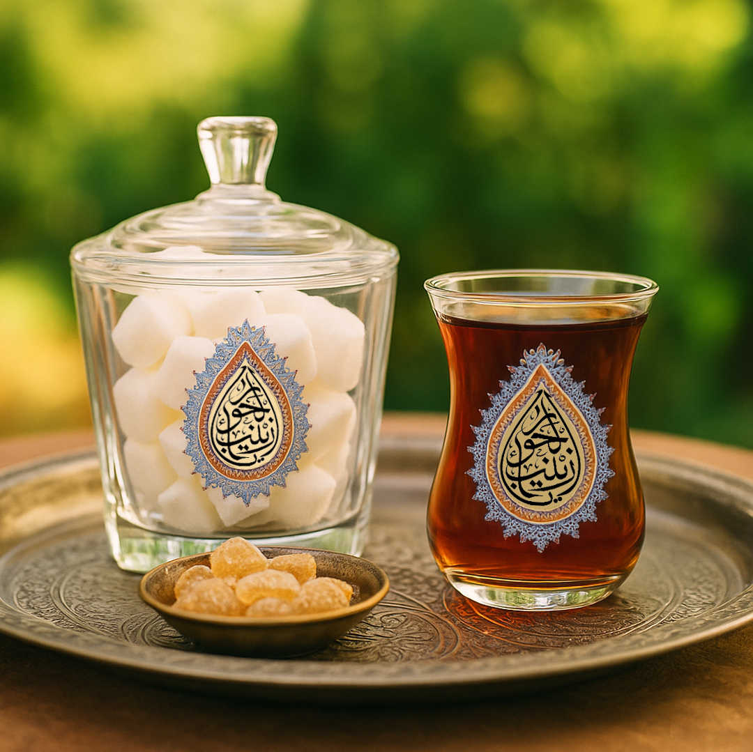 قندان بلور طرح یا زینب الحوراء