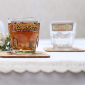 استکان عینکی طرح صل الله علیک یا زینب الکبری