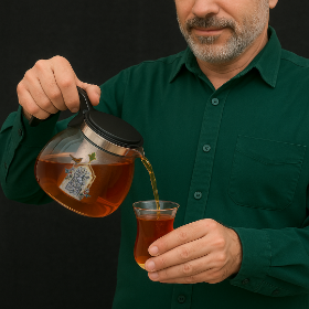 خرید قوری پیرکس طرح صلی الله علیک یا فاطمه الزهرا 1 لیتری مدل 5878 | فروشگاه فرهنگی دیدار