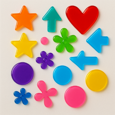 تصویر برای دسته  استیکر ژله ای