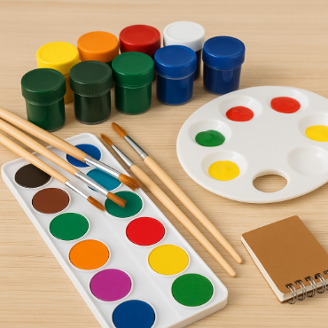 تصویر برای دسته  آبرنگ و گواش