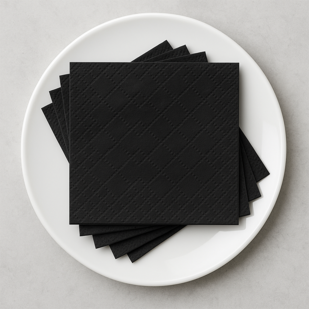 دستمال سفره کاغذی - بسته 20 عددی - مشکی