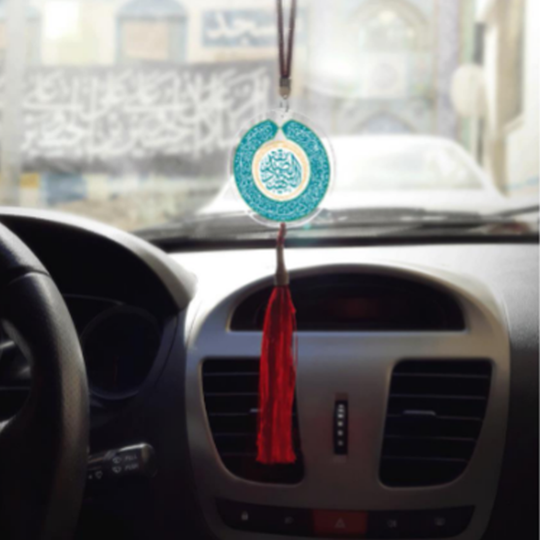 آویز آینه اتومبیل طرح الصدیقة الشهیده