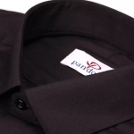 پیراهن مشکی مردانه آستین بلند - سایز لارج L