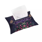 کاور دستمال کاغذی طرح من گلی دارم که عالم را گلستان می کند