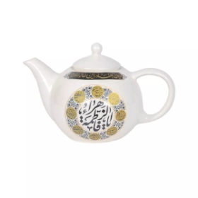 قوری چینی طرح یا فاطمه الزهرا سلام الله علیها مدیون لطف مادر این خانواده ایم