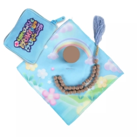 جانماز کیفی زیپدار طرح  امام زمان مهربون من با کارای خوبم دوست شما می مونم