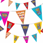 ریسه ساتن مثلثی طرح نیمه شعبان