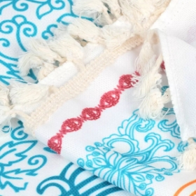 سفره سپاس هشت نفره - 120*270سانتی متر - طرح ختایی