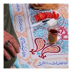 سفره سپاس هشت نفره - 120*270سانتی متر - طرح ختایی