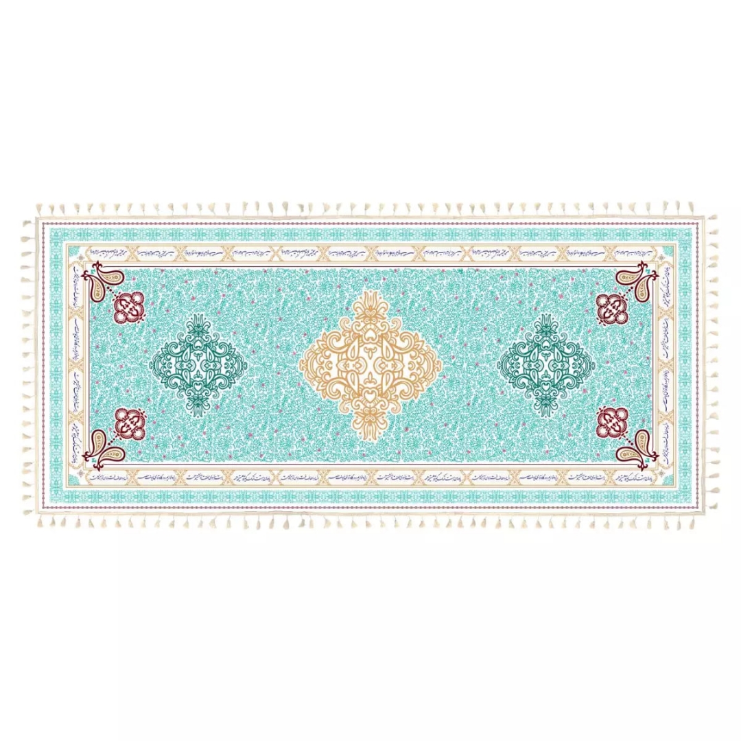 سفره سپاس شش نفره - 120*220سانتی متر - طرح ختایی