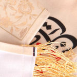 قیمت شال مخمل طرح نجات اهل عالم با حسین است کرم | فروشگاه دیدار