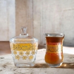 قندان بلور طرح یا فاطمه الزهرا