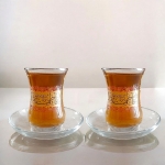 استکان کمر باریک طرح یا فاطمه الزهرا