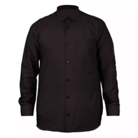 پیراهن مشکی مردانه آستین بلند - سایز مدیوم M