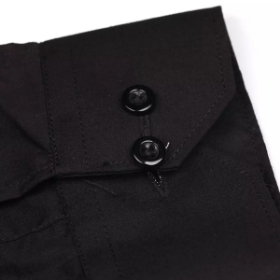 پیراهن مشکی مردانه آستین بلند - سایز مدیوم M