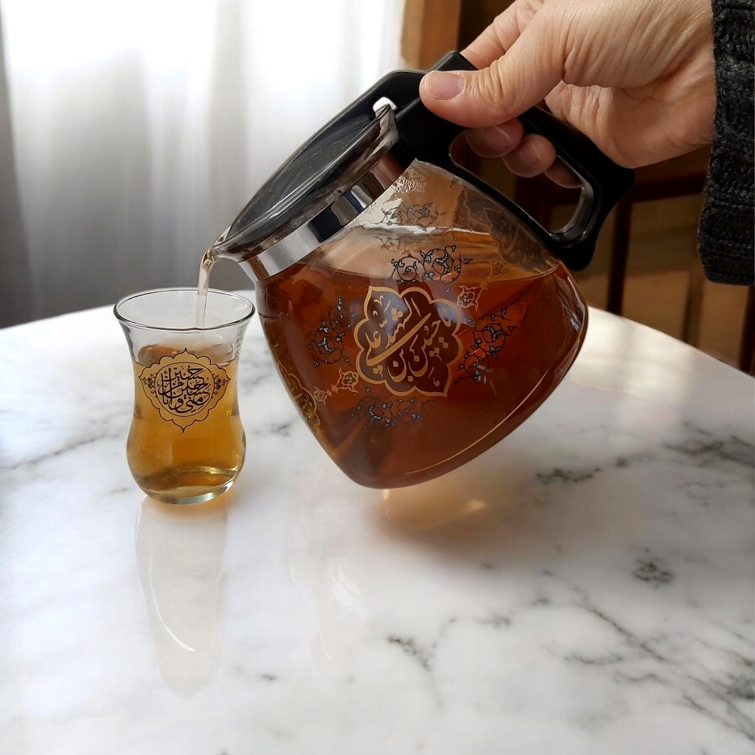 قوری پیرکس طرح یا حسین بن علی الشهید