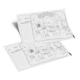 مدل نقاشی غدیری با شعار آی بچه ها شادی کنید غدیره تو قلب ما فقط علی امیره - A4