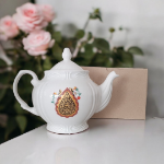 قوری چینی مجلسی طرح یا اباعبدالله- یا ابالفضل -  ۱ لیتری