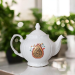 قوری چینی مجلسی طرح یا اباعبدالله- یا ابالفضل -  ۱ لیتری