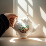 قوری چینی مجلسی طرح الحسین -  ۱ لیتری