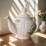 قوری چینی مجلسی طرح الحسین -  ۱ لیتری