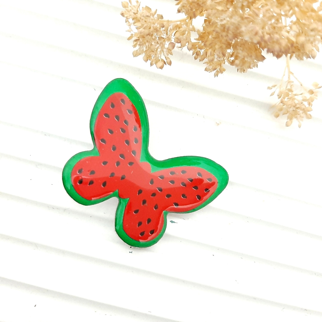 گیره مو دخترانه پروانه ای طرح یلدا