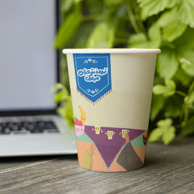 لیوان کاغذی نیمه شعبان مبارک طرح شربت خانه