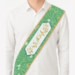 خرید حمایل خادم تا نیایی گره از کار بشر وا نشود - سبز- 6543