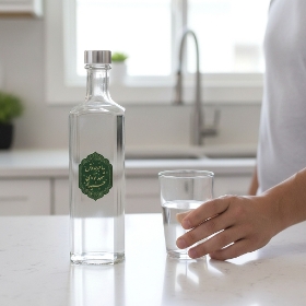 خرید بطری آب یخچالی طرح ما جرعه نوش شهد تولای حیدریم