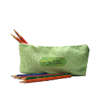 خرید جامدادی مذهبی پارچه ای طرح دنیا چقدر تشنه نام زلال توست - سبز- کد 6571