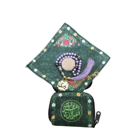 خرید جانماز کیفی زیپدار طرح اللهم عجل لولیک الفرج- کد 6548