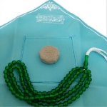 جانماز طرح اللهم عجل لولیک الفرج - سبزآبی- کد 4162