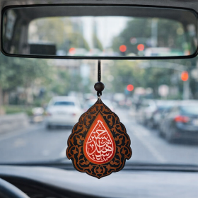 آویز آینه اتومبیل طرح یا حسین شهید-6561