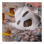 طرح قوری چینی طرح یا فاطمه الزهرا سلام الله علیها - کد 4727