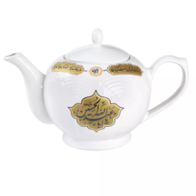 خرید قوری چینی طرح یا اباعبدالله و حضرت ابوالفضل العباس علیهم السلام - کد 4090 - فروشگاه دیدار