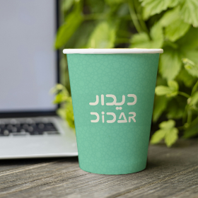 چاپ و تولید لیوان کاغذی- بسته 50 عددی طرح اختصاصی - کد 6609 - فروشگاه دیدار