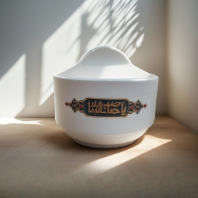 خرید قندان چینی طرح یا صاحب الزمان- 6593